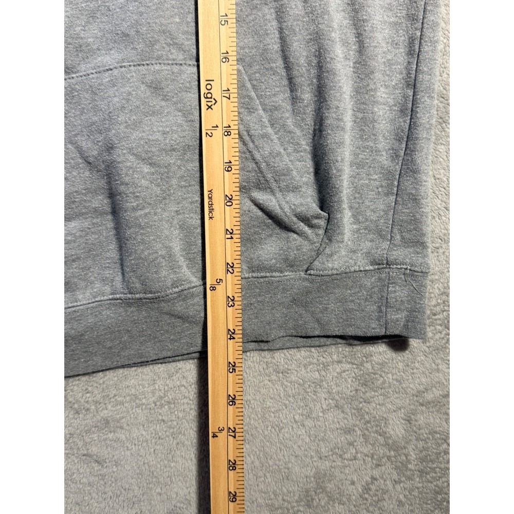 Louisville Cardinals Hoodie Mens Medium Gray Red Pullover NCAA Sweatshirt - Picture 7 of 9